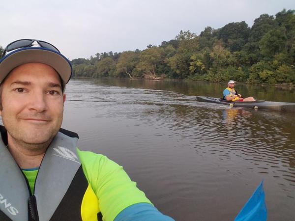 Kayaking with Matt